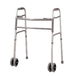 Deluxe Bariatric 2-Btn Folding Walker